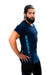 HIS SIGNATURE TEE - NAVY BLUE - Be Activewear