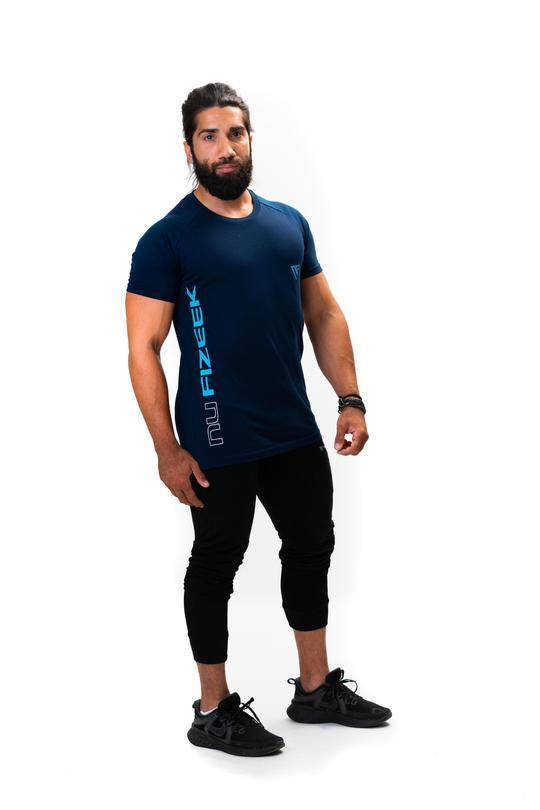 HIS SIGNATURE TEE - NAVY BLUE - Be Activewear