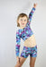 RARR DESIGNS crop Labyrinth Long Sleeve Crop Top Youth Girls