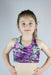 RARR DESIGNS crop Pink Mystic Crop Top Sports Bra Youth Girls