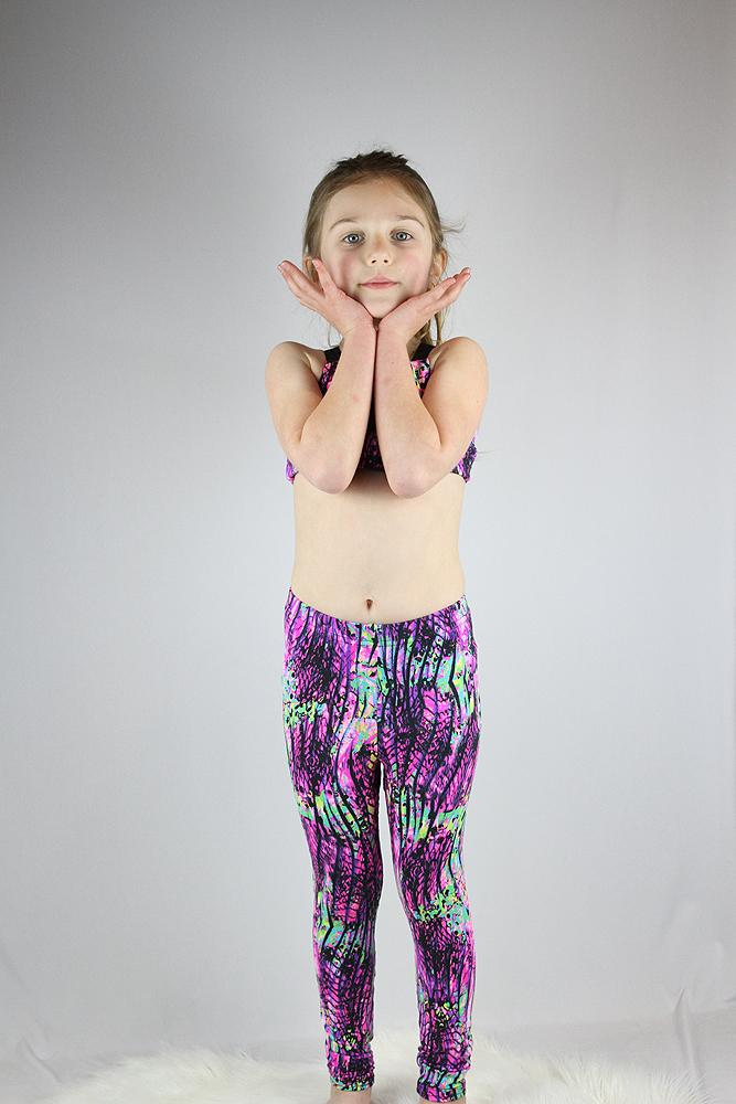 RARR DESIGNS Tights Pink Mystic Youth Leggings/Tights