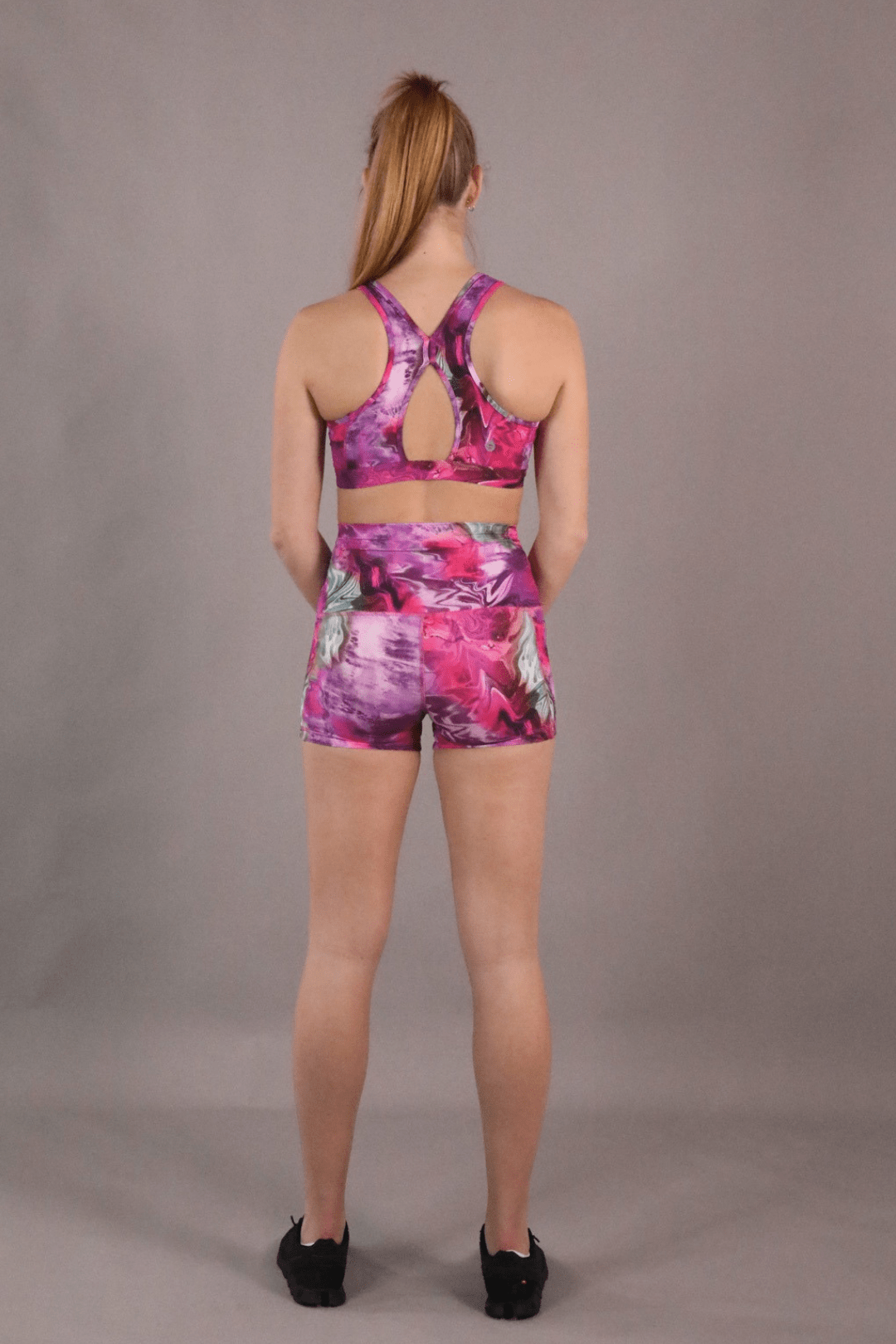 RF AQUAFIT Activewear High Waist Short Shorts - Daydream