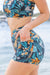 RF AQUAFIT Activewear Mid Waist Short Shorts - Tahiti