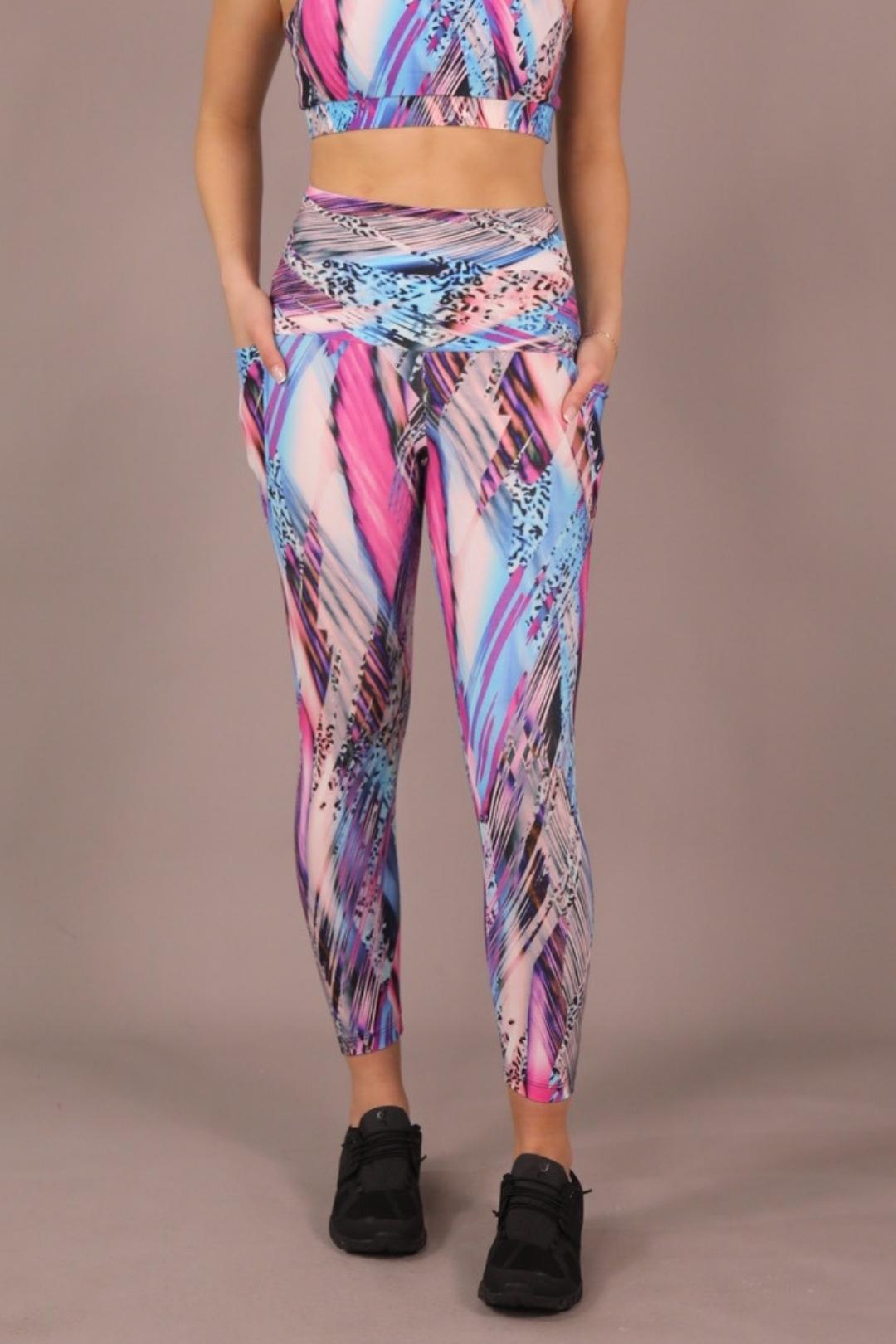 RF SIGNATURE Activewear XS / Disco Fever High Waist 7/8 - Disco Fever
