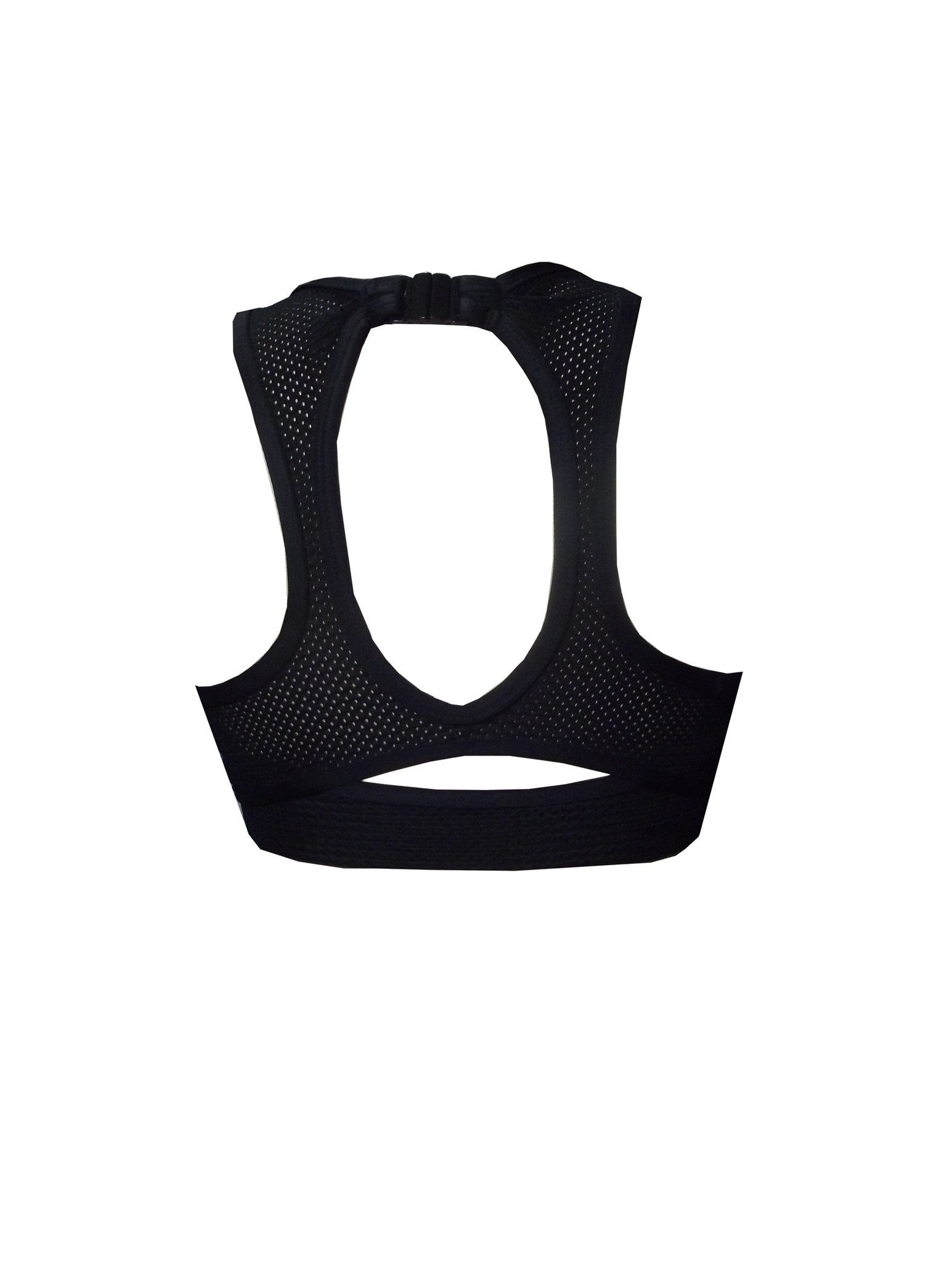 BK36 Contrast Sports Mesh High Neck Tank Crop Top - Be Activewear