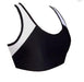 Black & White Max Impact Sports Crop Top BK100 - Be Activewear