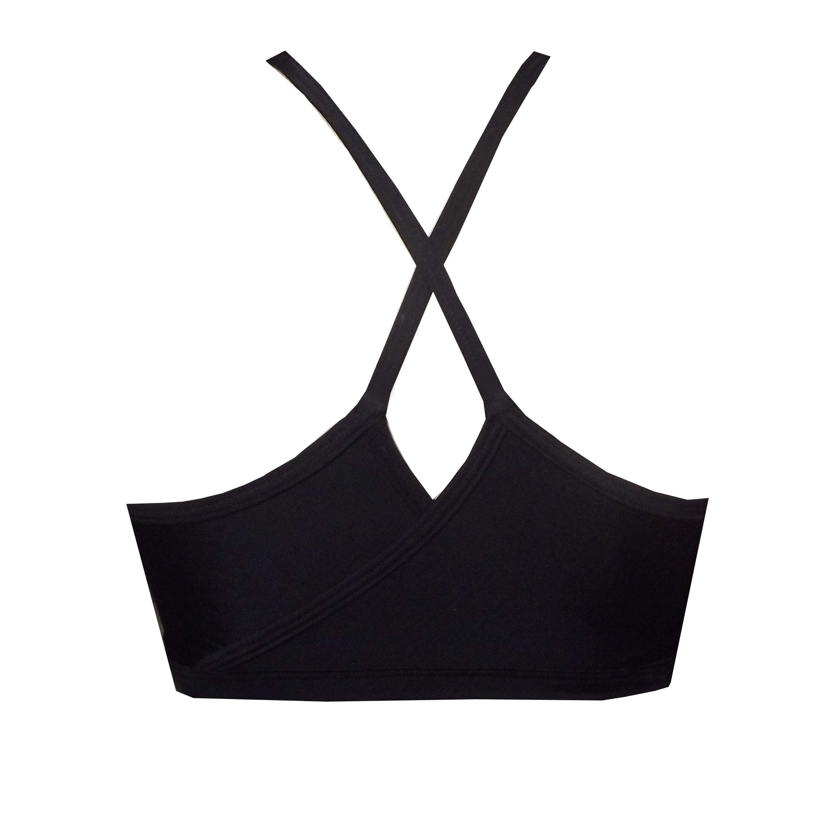Cross over back sports crop top BK116 - Be Activewear