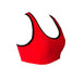 Red Slice Sports Crop Top BK104 - Be Activewear