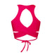Rhapso Designs Crop Tops Sweetheart Sports Crop Top in Red BK143R