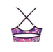 Rhapso Designs Crop Tops Tie Dye Print Sports Crop Top featuring cutout racerback BK140TD