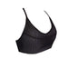 V Neck Power Mesh Sports Crop Top BK97 - Be Activewear