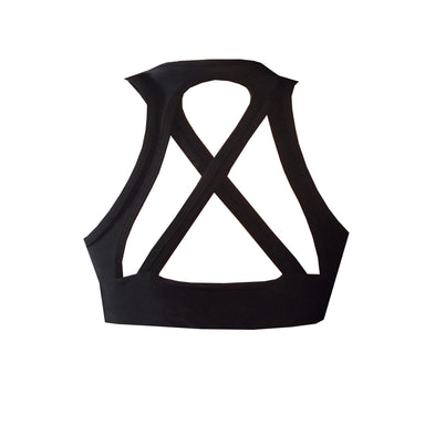 X Max Support Sports Crop Top BK102 - Be Activewear