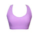 Strappy Lilac Sports Crop Top BK130 - Be Activewear