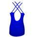 TK26 Electric Blue X Sports Tank Top - Be Activewear