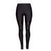 Italian Lycra Gym Leggings featuring pleather panels- Australian Made - Be Activewear