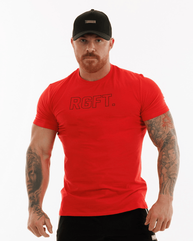 RigFit T-Shirts S'22 Short Sleeve Hollow T-shirt - Red