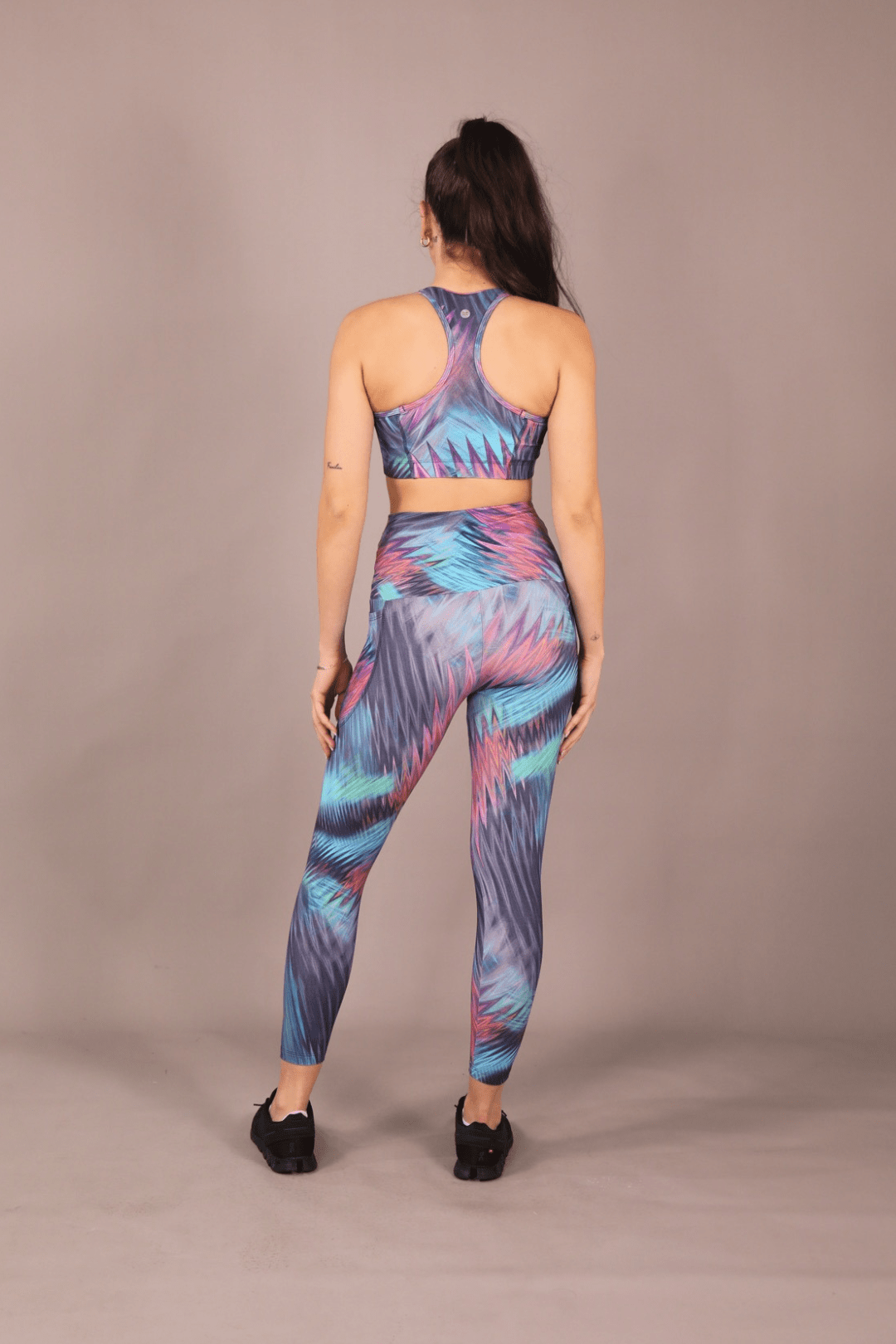 RunFaster Activewear High Waist 7/8 - Lightning Bolt