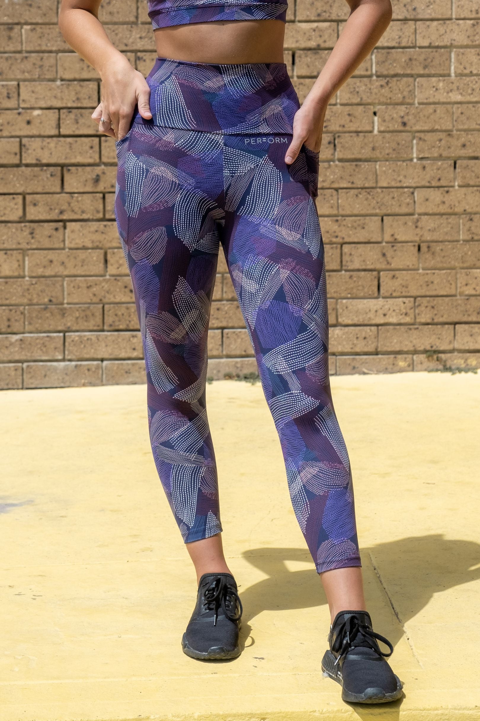 RunFaster Leggings S / Haywire High Waist 7/8 - Haywire