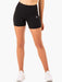 Ryderwear Shorts STAPLES SCRUNCH BUM MID LENGTH SHORTS - BLACK