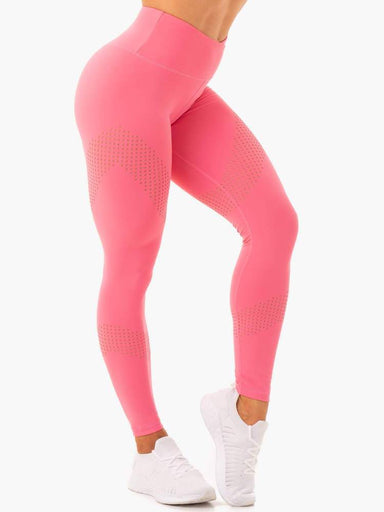 Ryderwear Tights IMPACT HIGH WAISTED LEGGINGS - PINK