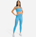 Squat Wolf Crop Tops META SPORTS BRA – SKY BLUE