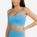 Squat Wolf Crop Tops META SPORTS BRA – SKY BLUE