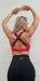 SPORTS BRA - CORE VALUES - Red - Be Activewear