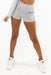 Three End Apparel Shorts VARSITY BOOTY SHORTS - LIGHT GREY