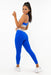 TRACK HIGH WAIST LEGGINGS - ELECTRIC BLUE - Be Activewear