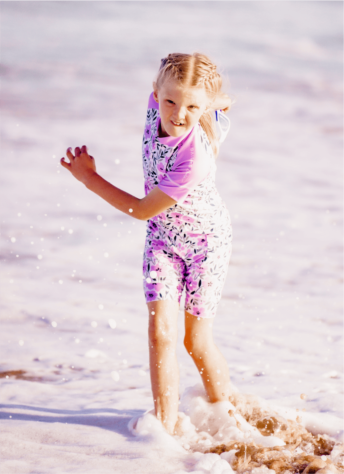 Two Daisies Triathlon Suits Girls Triathlon Suit - Blossom