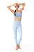 Vie Active Crop Tops Tally Bra – Sky Blue