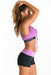 Xahara Active Sports Bra Scarlet Violet Crop