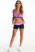 Xahara Active Sports Bra Scarlet Violet Crop