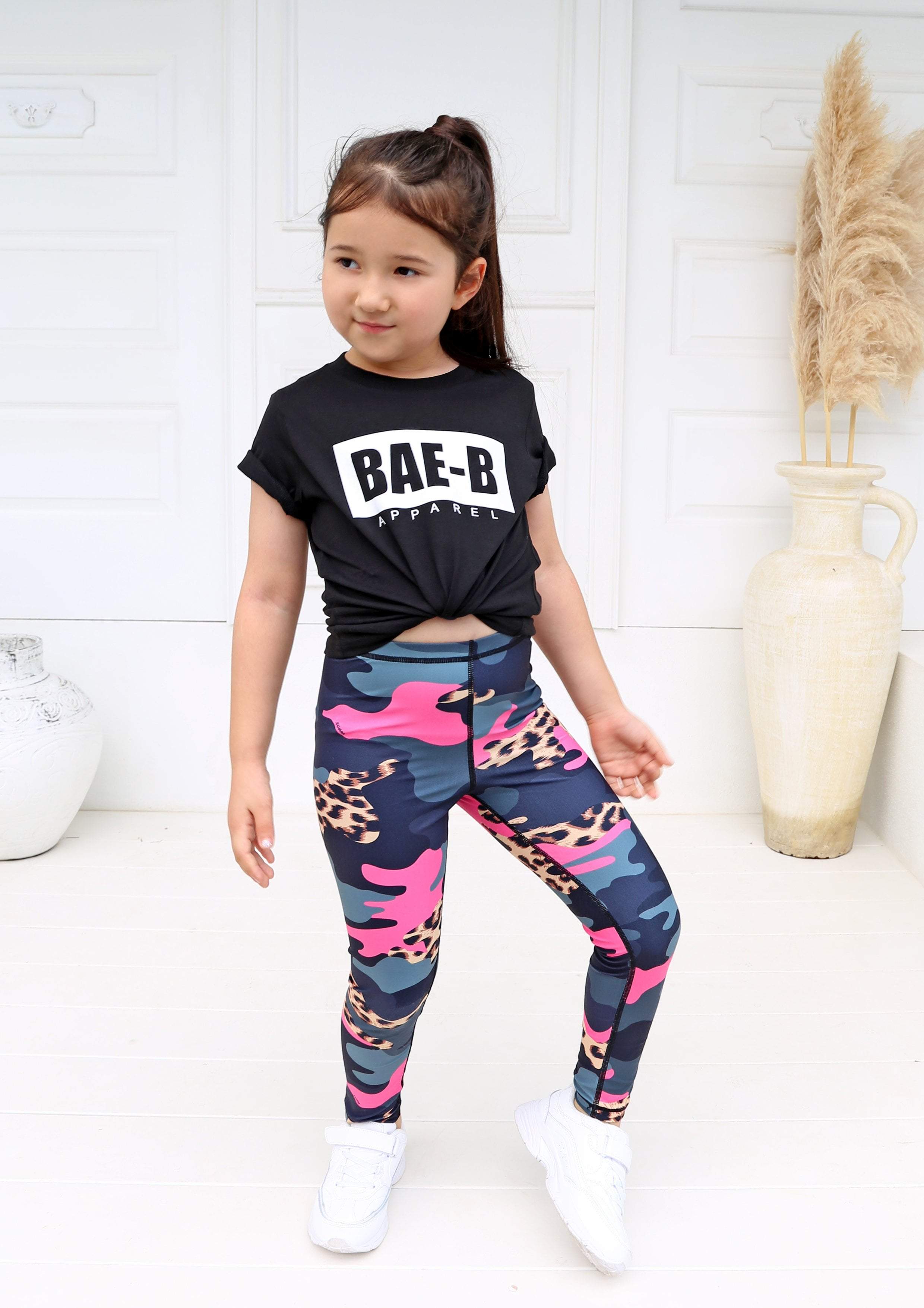 Xahara Activewear Junior Leggings Junior Leopard Camo Legging