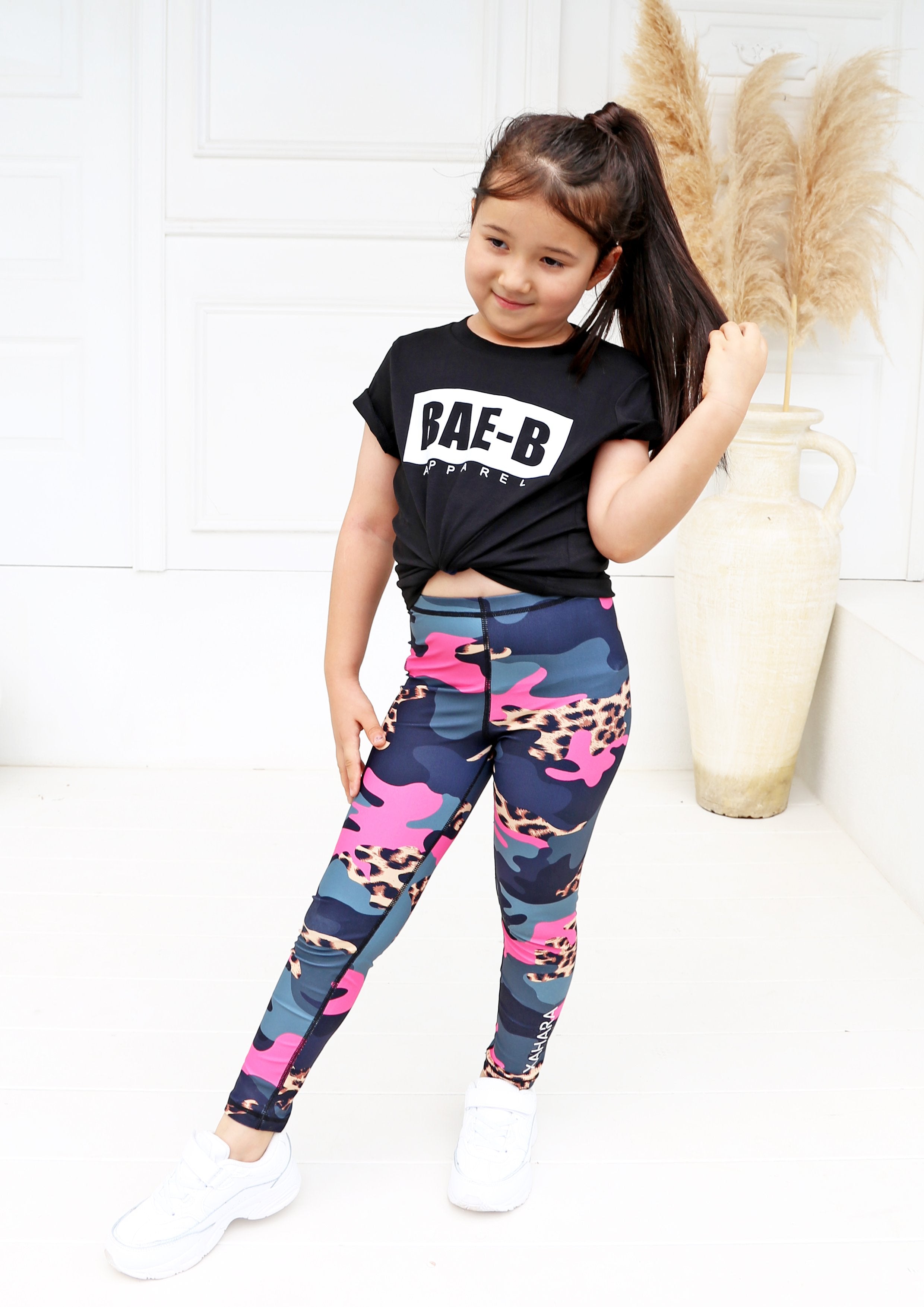 Xahara Activewear Junior Leggings Junior Leopard Camo Legging