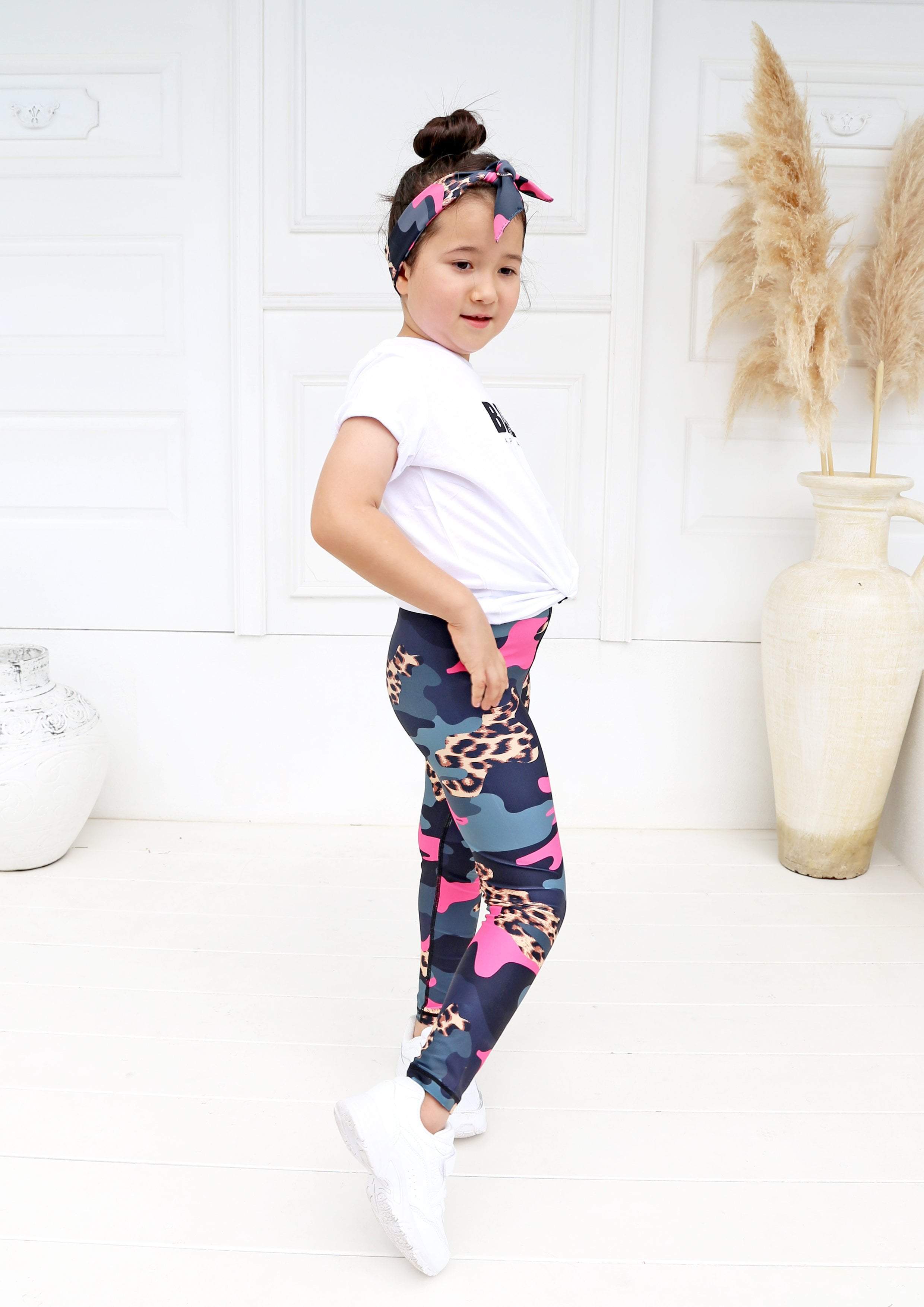 Junior Leopard Camo Legging — Be Activewear