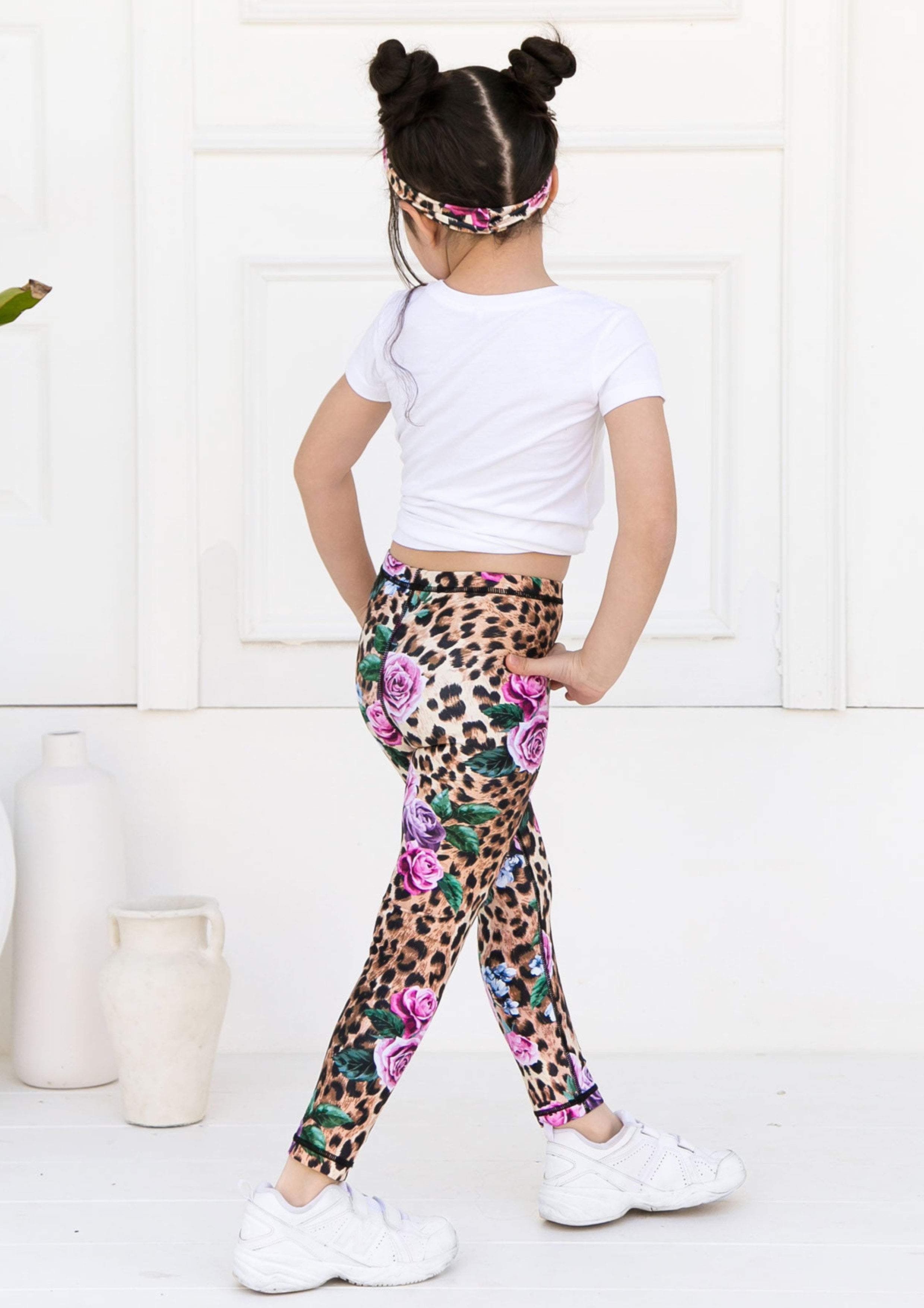 Xahara Activewear Junior Leggings Junior Leopard Love Leggings