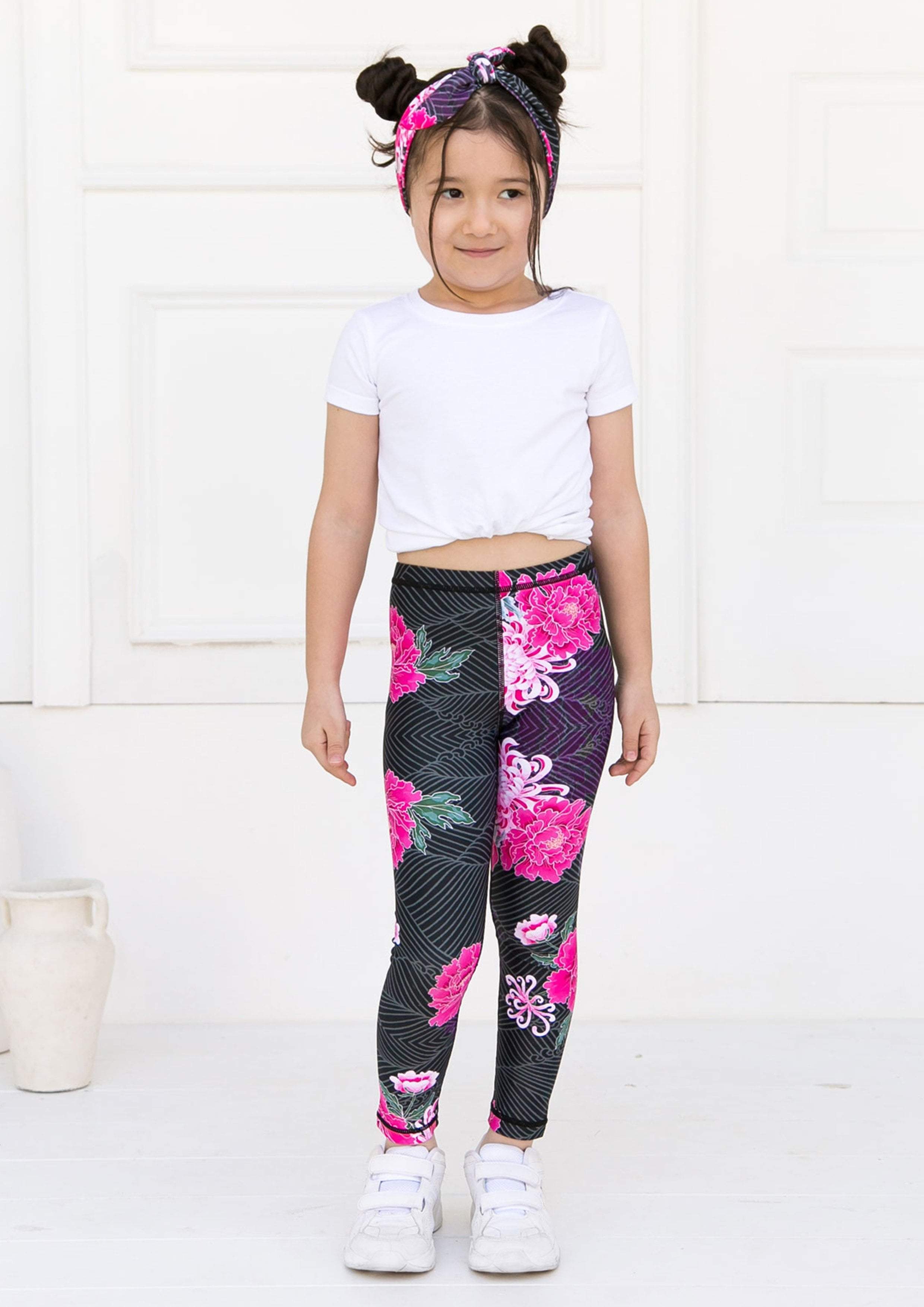 Xahara Activewear Junior Leggings Junior Origami Bloom Leggings