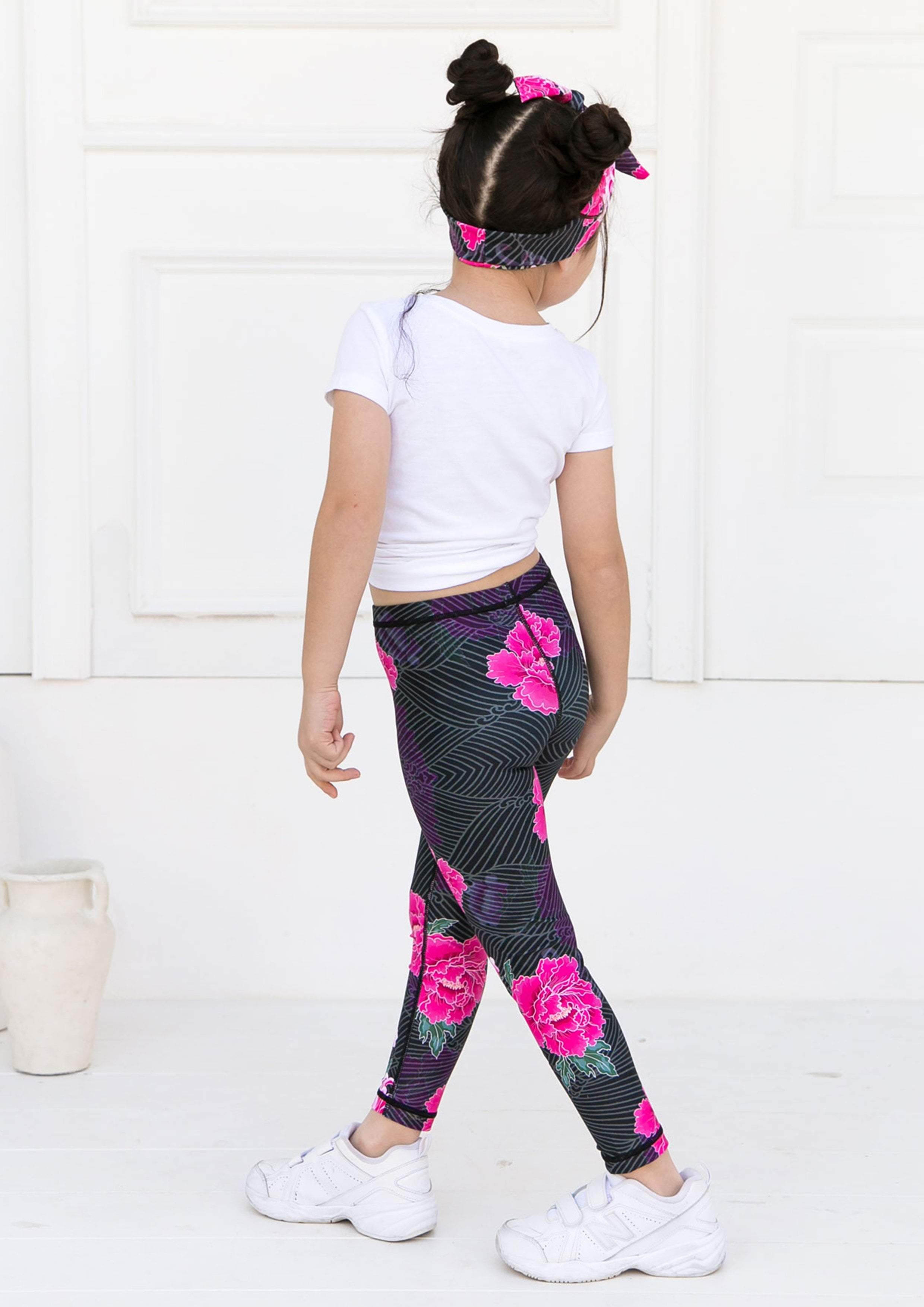 Xahara Activewear Junior Leggings Junior Origami Bloom Leggings