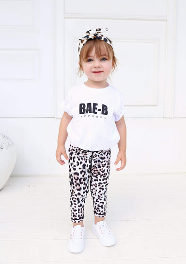 Xahara Activewear Junior Leggings Junior Snow Leopard Leggings