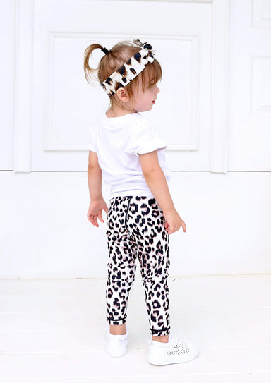Xahara Activewear Junior Leggings Junior Snow Leopard Leggings