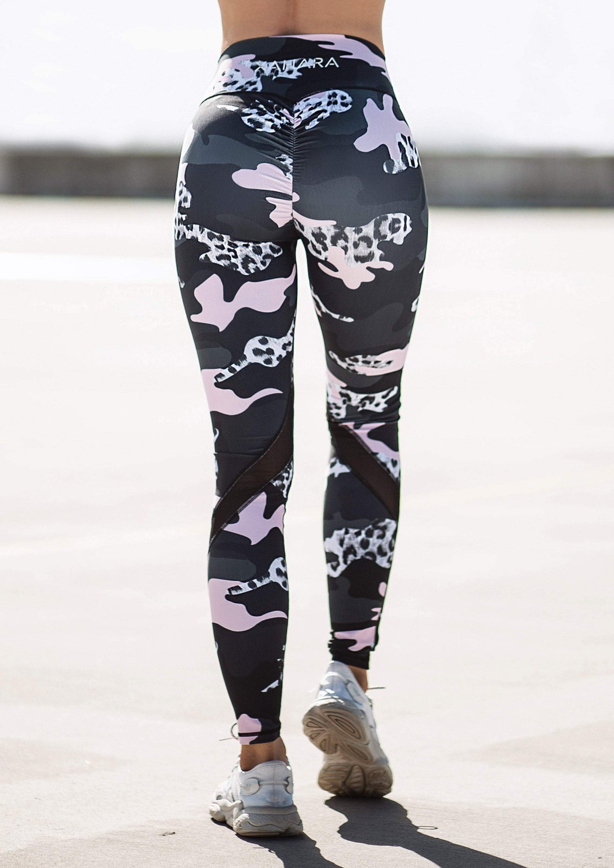 Bootylicious Dusty Pink Camo Legging — Be Activewear
