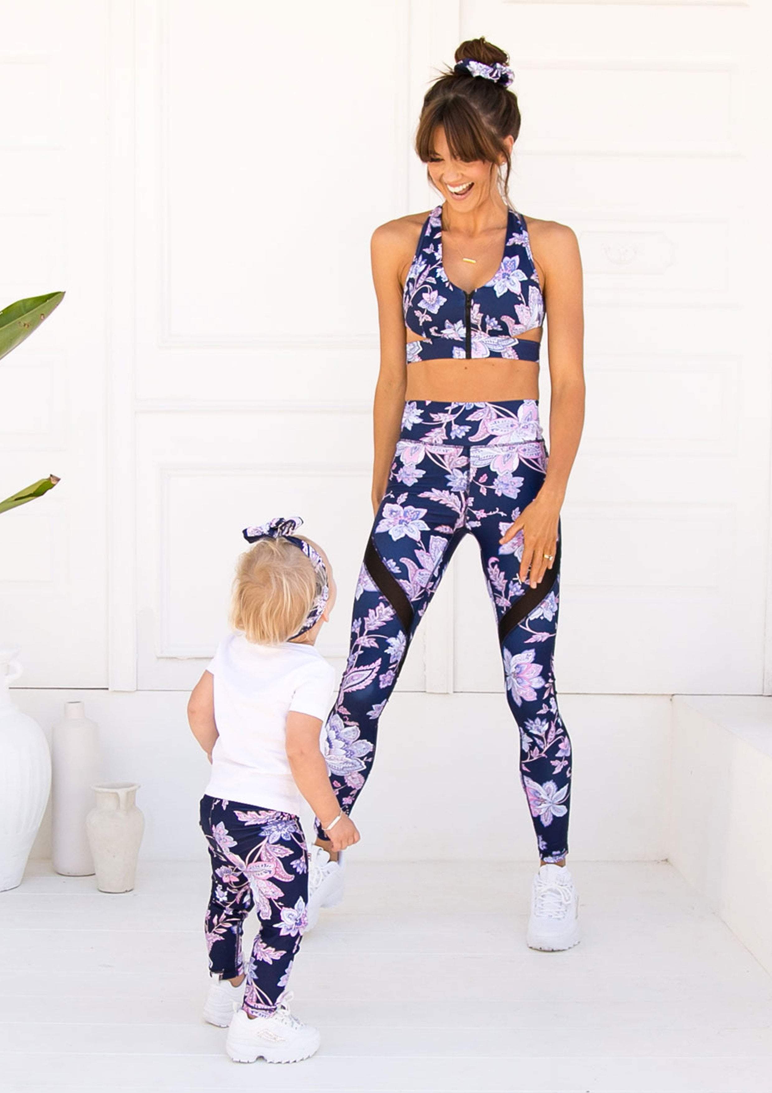 Xahara Activewear Sports Bra Valentina Oriental Paisley Sports Bra