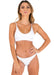 Xahara Activewear Swim Elle Swim Bottoms - White