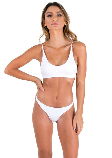 Xahara Activewear Swim KoKo Swim Crop - White