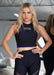 Xahara Activewear Tanks Luxe Black Ribbed Boss Squad Crop