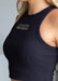 Xahara Activewear Tanks Luxe Black Ribbed Boss Squad Crop